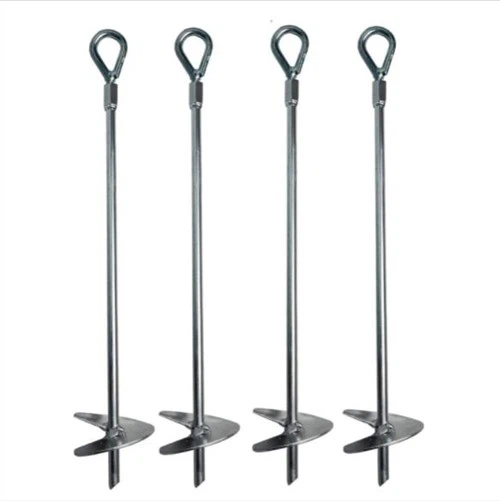 18 inch beweegbare oogbouten Grondankers, as 2/5 inch DIA Ideaal voor het vastzetten van dieren, tenten, luifels, schuren, autopoorten